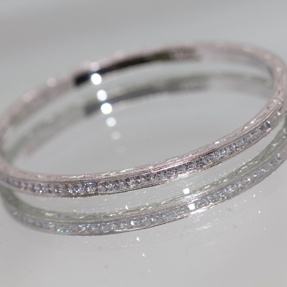 925S Tacori Love Bracelet Diamanique Chanel Set - Picture 7 of 8